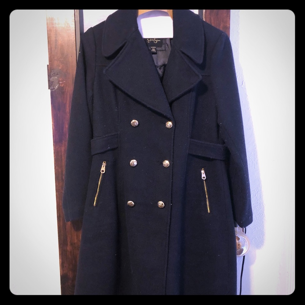 Jessica Simpson Navy trench coat